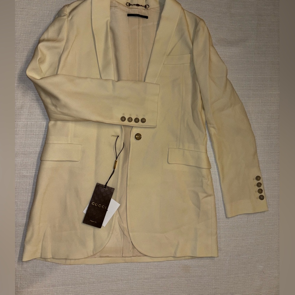 Gucci Cream Blazer